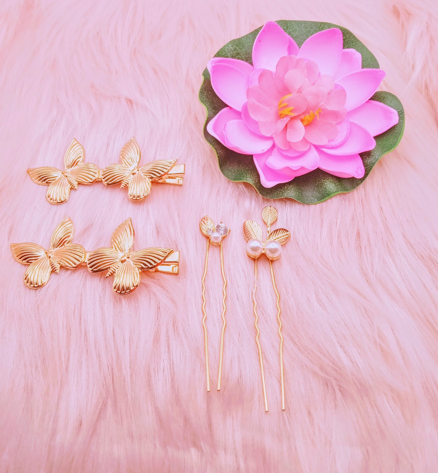 Garden Hair Clip Set