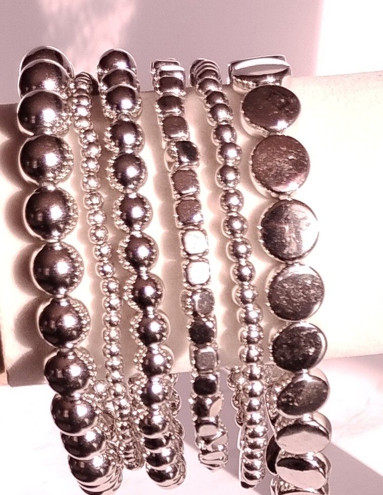 The Serpents Charms Bracelets-Silver-Tone